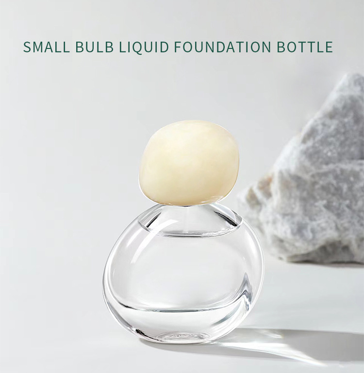 30ml Glass foundation bottle with pump BYX01